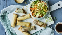 Air fryer spring rolls