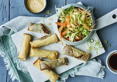 Air fryer spring rolls