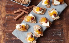 Double Crème White with butter roasted cinnamon almonds