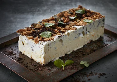 Semifreddo met sinaasappel en chocolade