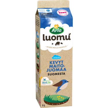 Arla Luomu Laktoositon Kevytmaitojuoma 1L