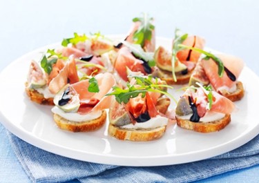 Crostinit ja Parmankinkkua