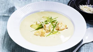 Sparrissoppa med torsk