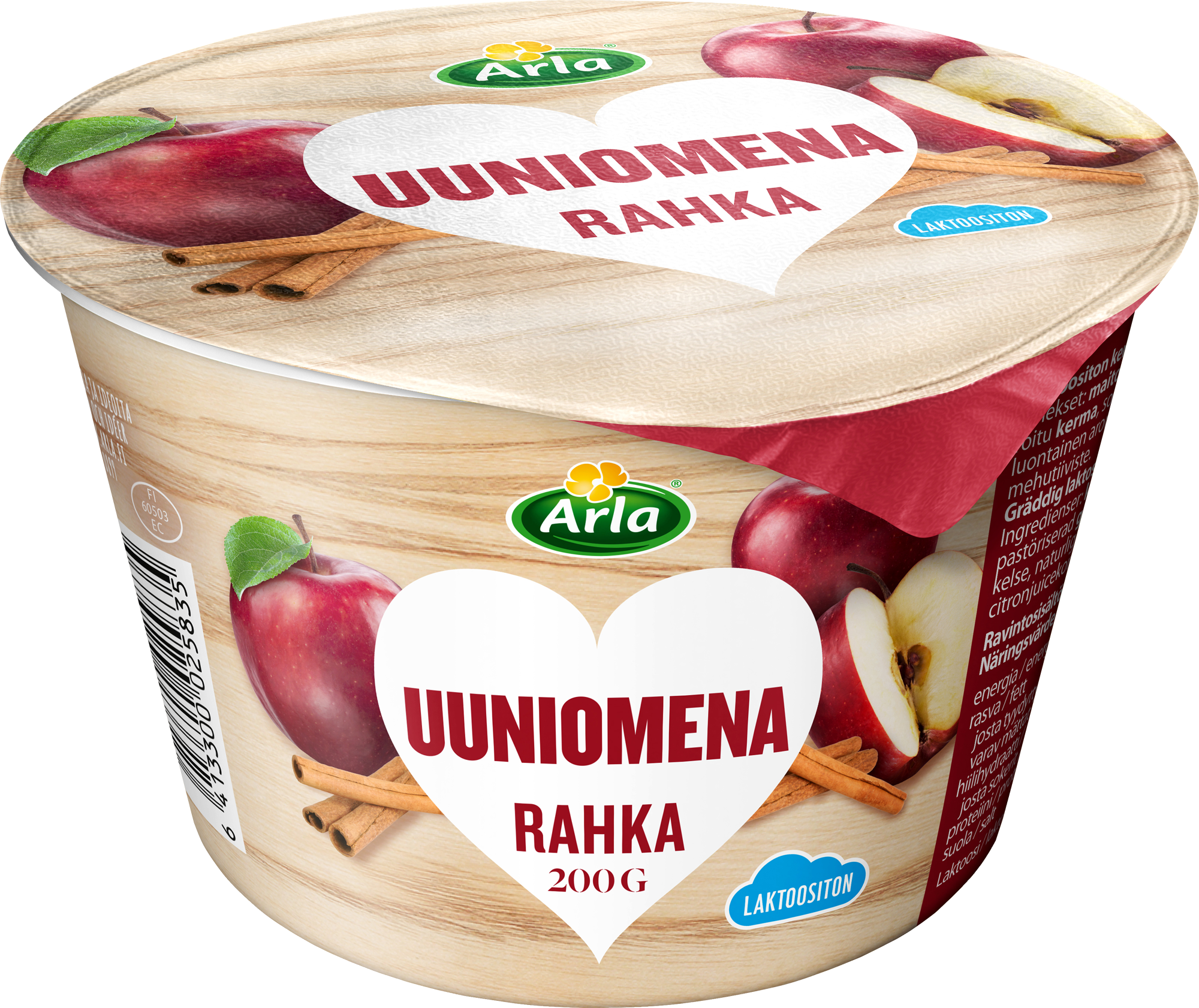 Arla® Lempi rahka omena-kaneli laktoositon 200 g