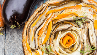 Quiche de verduras con Arla Havarti