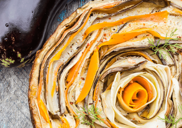 Quiche de verduras con Arla Havarti