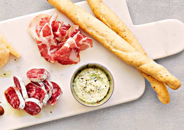 Röra med kronärtskocka, citron och persilja