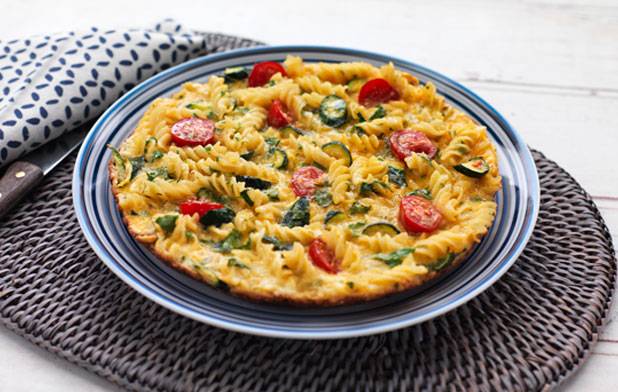 باستا حارة مع كوسة فريتاتا