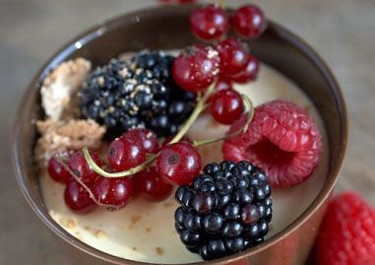 Sitruunainen pannacotta