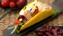 Tonfisktacos med bönor