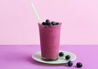 Blåbärssmoothie med banan