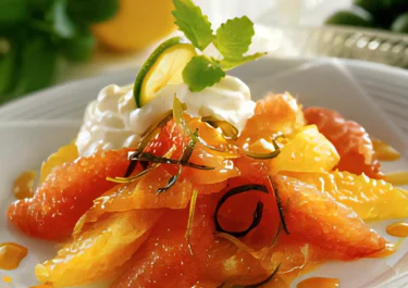 Vaniljmarinerade apelsiner