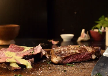 Entrecote med chimichurribearnaise