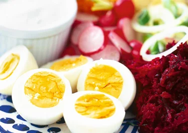 Crudité med ägg