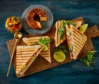 Cream Cheese Sandwich with a Mexican Touch
