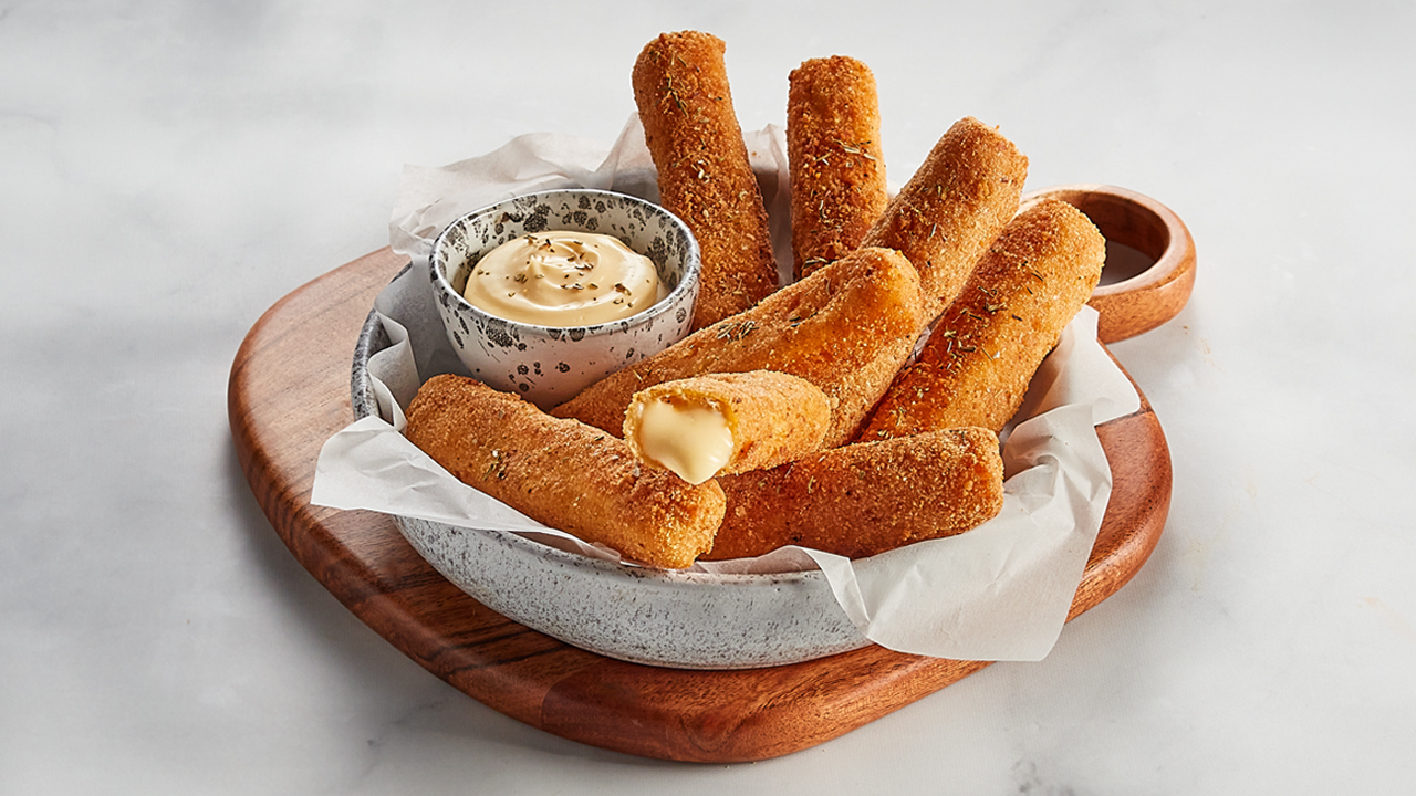 أصابع الجبنة المقلية المقرمشة