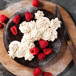 Kladdkaka med svarta bönor och flingsalt