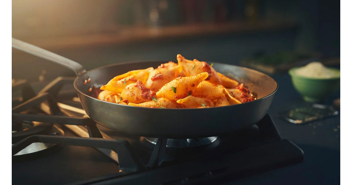 Pasta con nduja y tomate