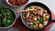 Kycklinggryta med bacon