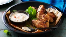 Oven-baked chicken wings