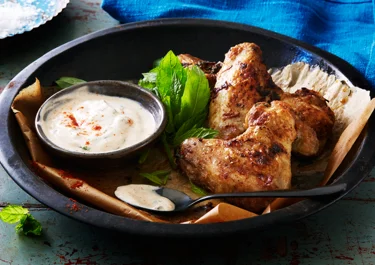 Oven-baked chicken wings