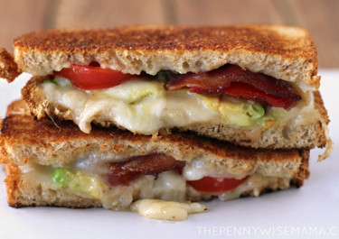 Bacon, Tomato, Avocado & Havarti Grilled Cheese