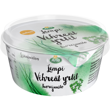 Arla Lempi tuorejuusto vihreät yrtit 160g