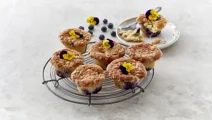 Blueberry cheesecake muffins