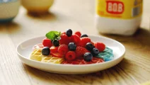 Rainbow Waffles
