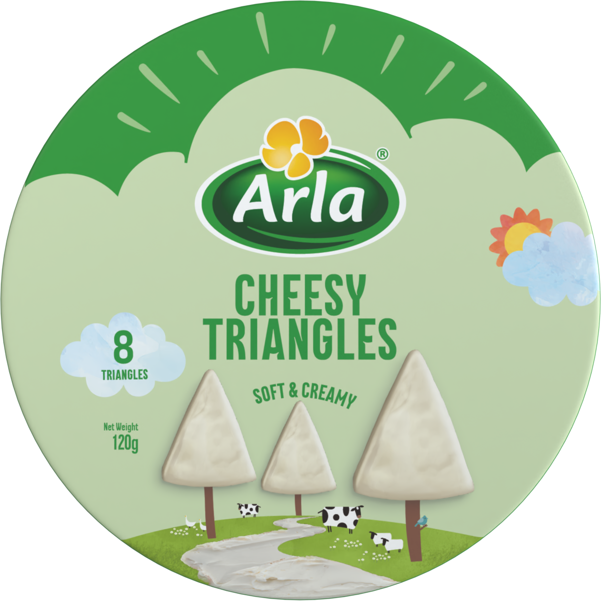 Kids Cheese Triangles 120g