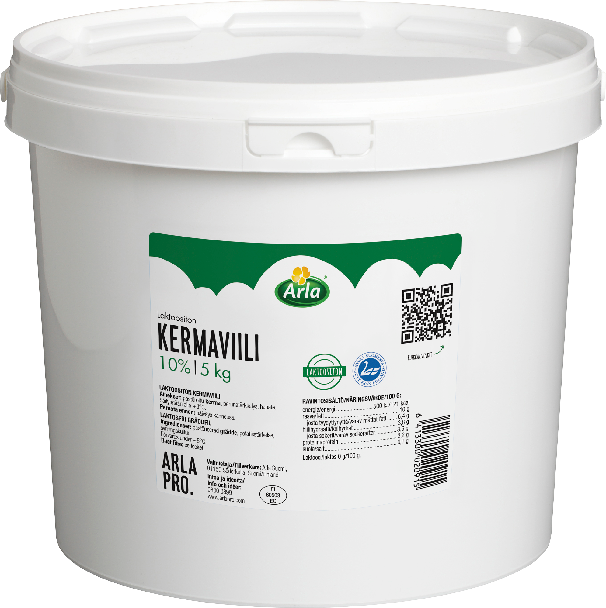 Arla Pro kermaviili 10% laktoositon 5kg