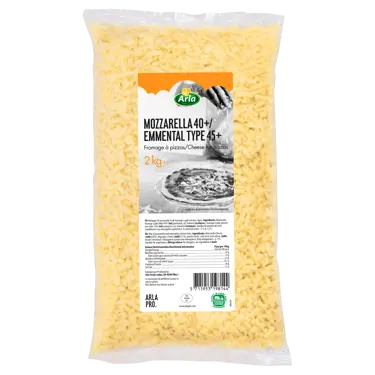 Mix Mozzarella / Emmental Type – Gros brins 4x4x20mm – 2 KG