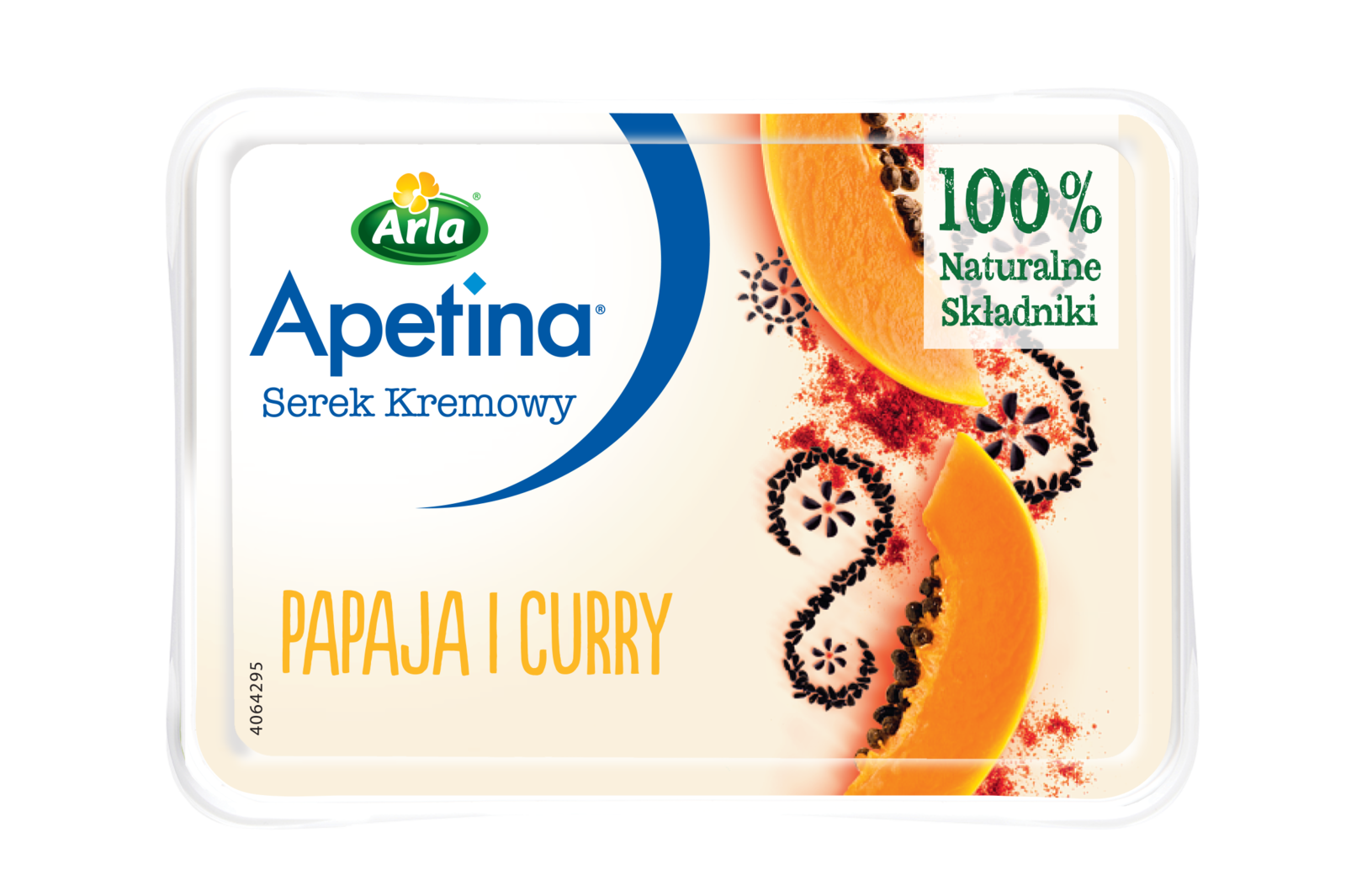Serek kremowy papaya curry 125g