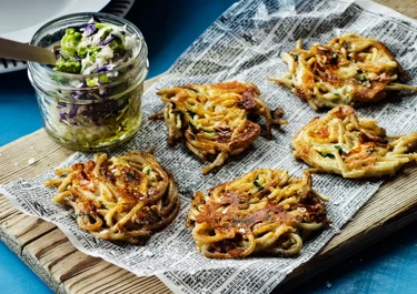 Spaghettirøsti med råkost