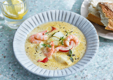 Fisksoppa med paprika