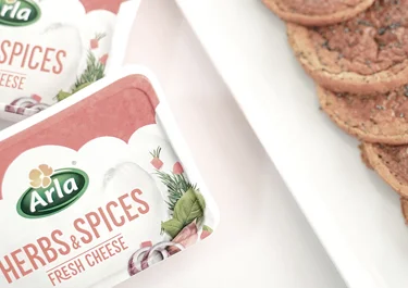 Cloud bread con Arla Queso de untar Finas Hierbas