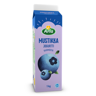 Arla mustikkajogurtti 1kg