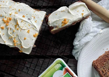 Tarta de zanahoria con Arla BIO de untar