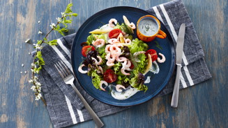 Rejesalat med asparges