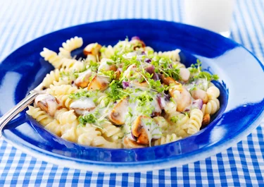 Pastasås med champinjoner