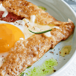 Galette con jamón, huevo y Arla Gouda