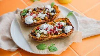 Stuffed butternut squash