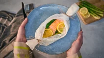 Lachs Spargel Päckchen