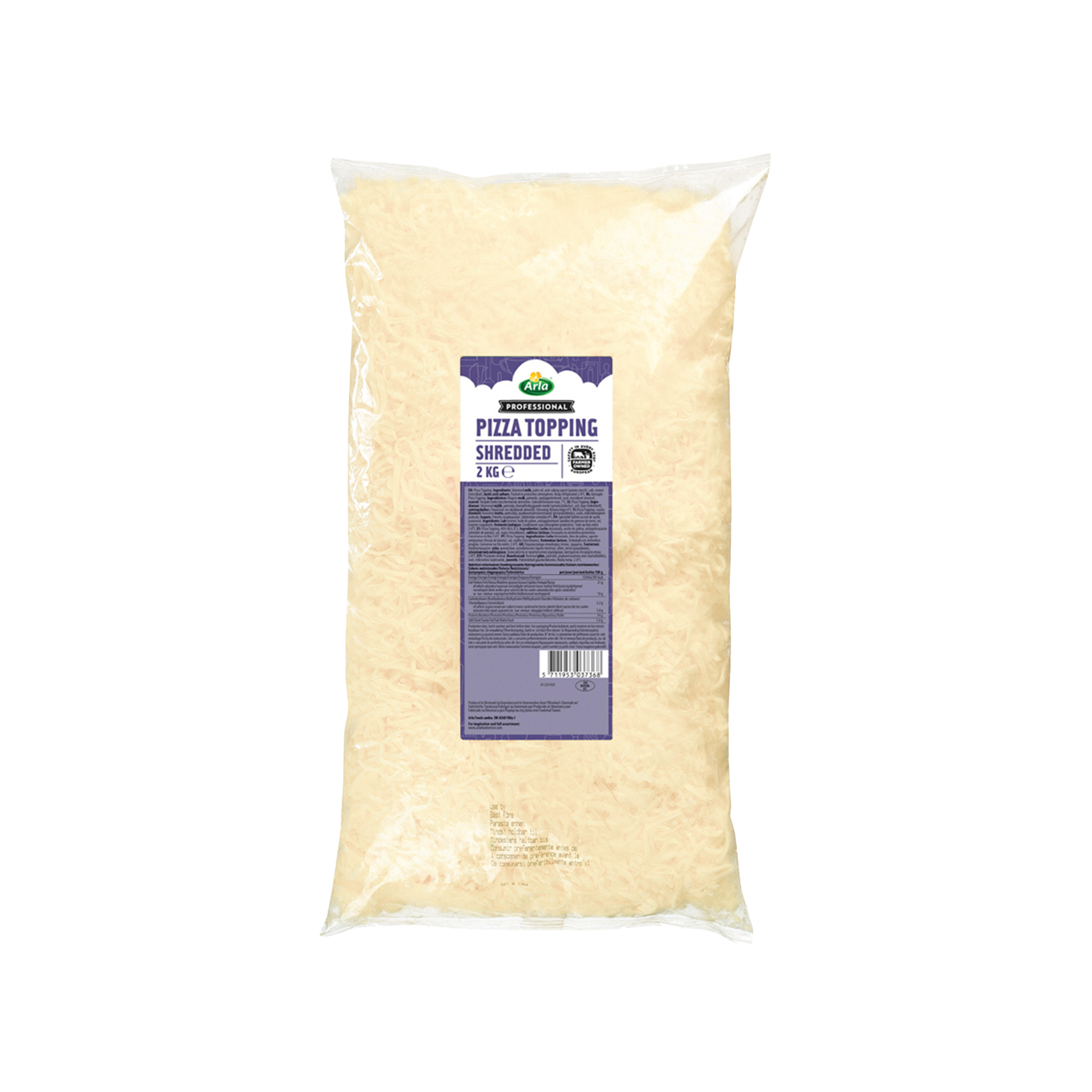 Arla Pro Pizza Topping Shred 6x2kg