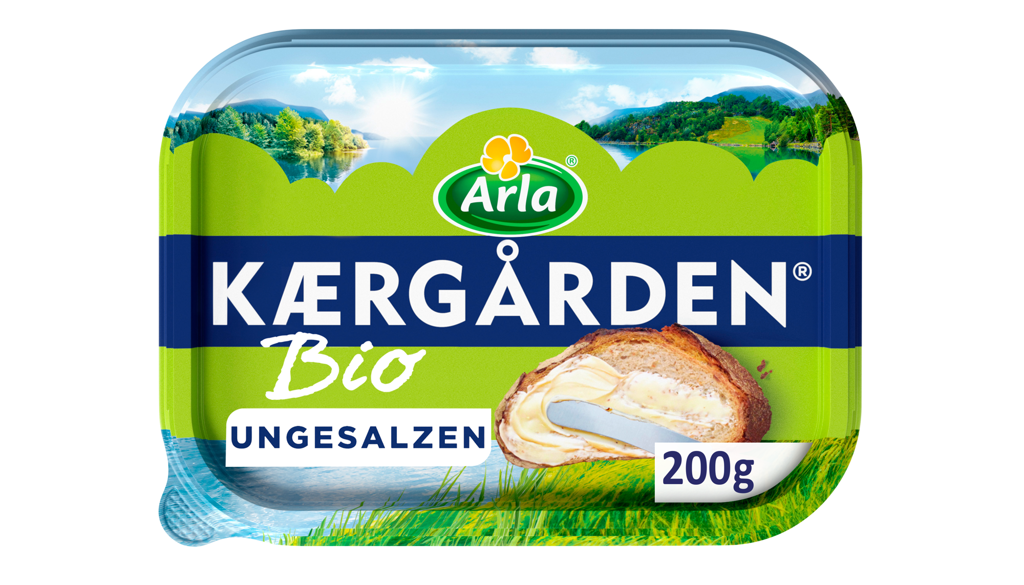 Arla Kaergarden Bio Ungesalzen, aus Butter und Rapsöl, 200g