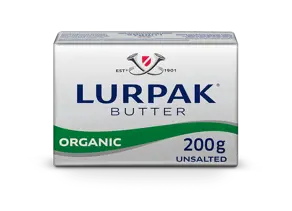 Butter Organic Unsalted, 200g