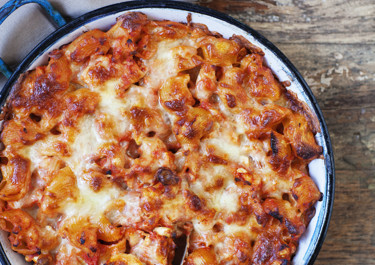Lempeän tulinen broileripasta