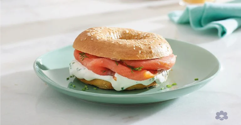 خبز البيغيل بجبنة الكريم