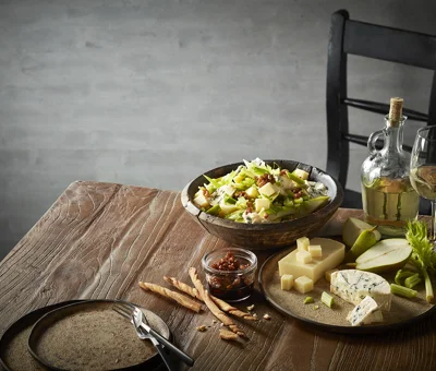 Blue Cheese and Aged Havarti feast