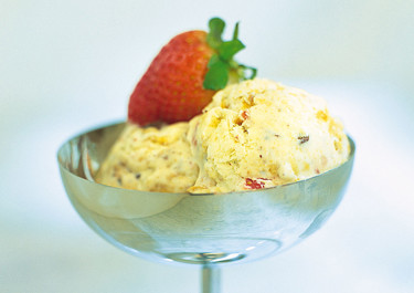 Italialainen Cassata-jäätelö